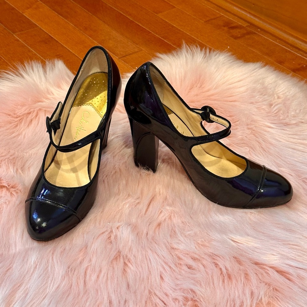 Cole Haan Black Mary Jane Heels